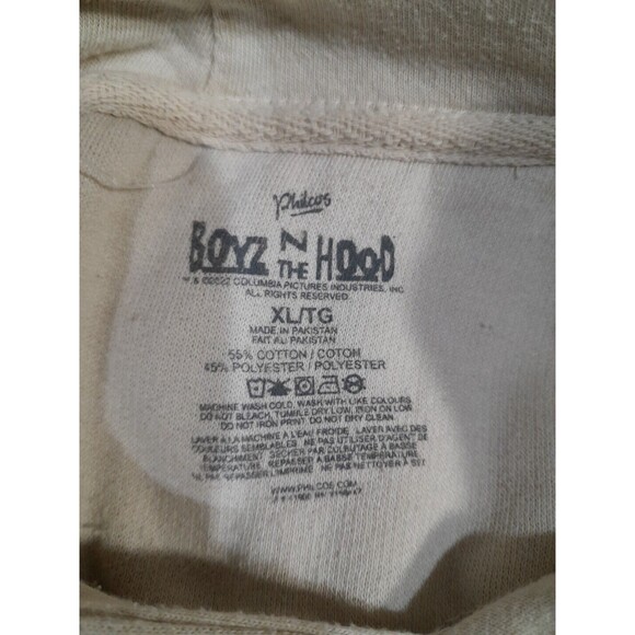 Vintage Philco Boyz N The Hood Hoodie, Tan Sz  XL HTF Y2K - Picture 3 of 5